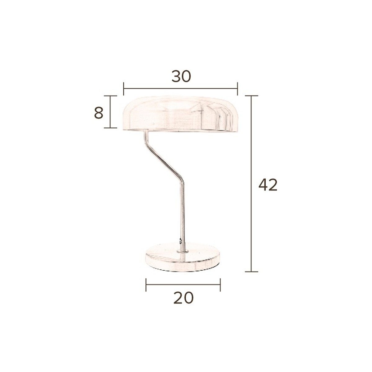 Lampe design en métal vintage, ECLIPSE noir, DUTCHBONE