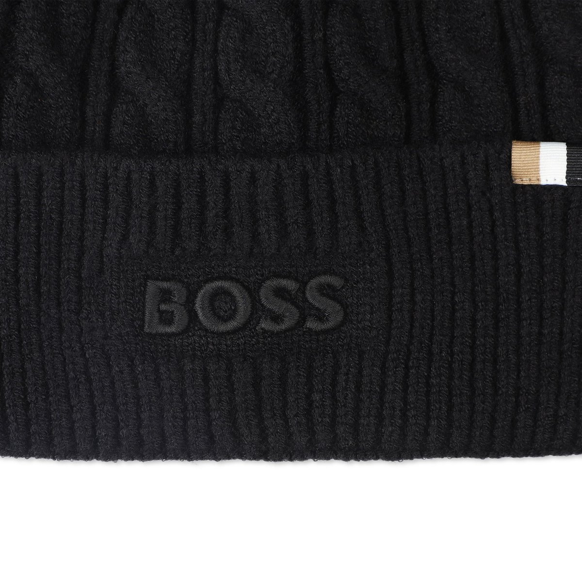 Beanie black, BOSS KIDSWEAR