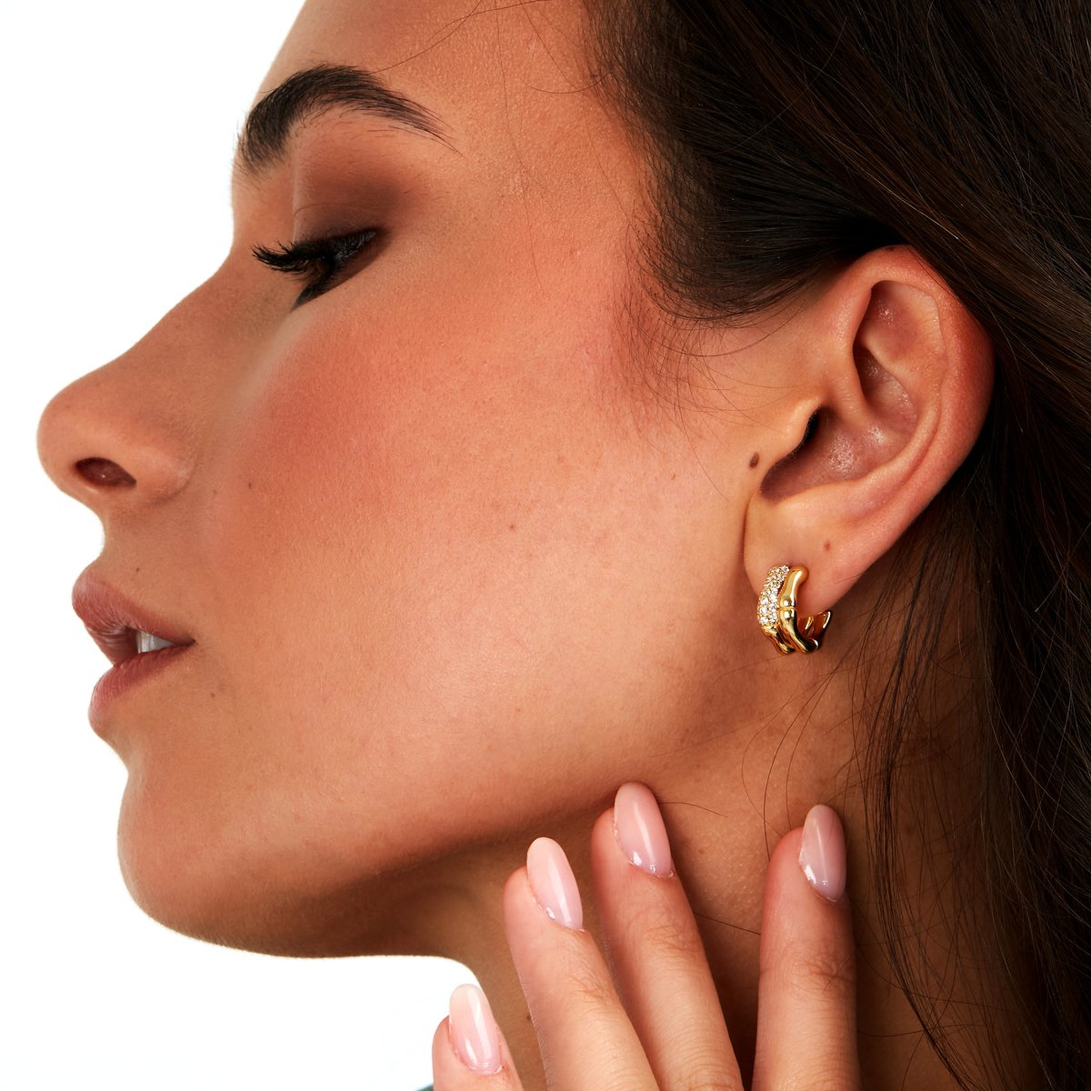 Boucles D'Oreilles en Argent 925% ESSENZA or, MORELLATO