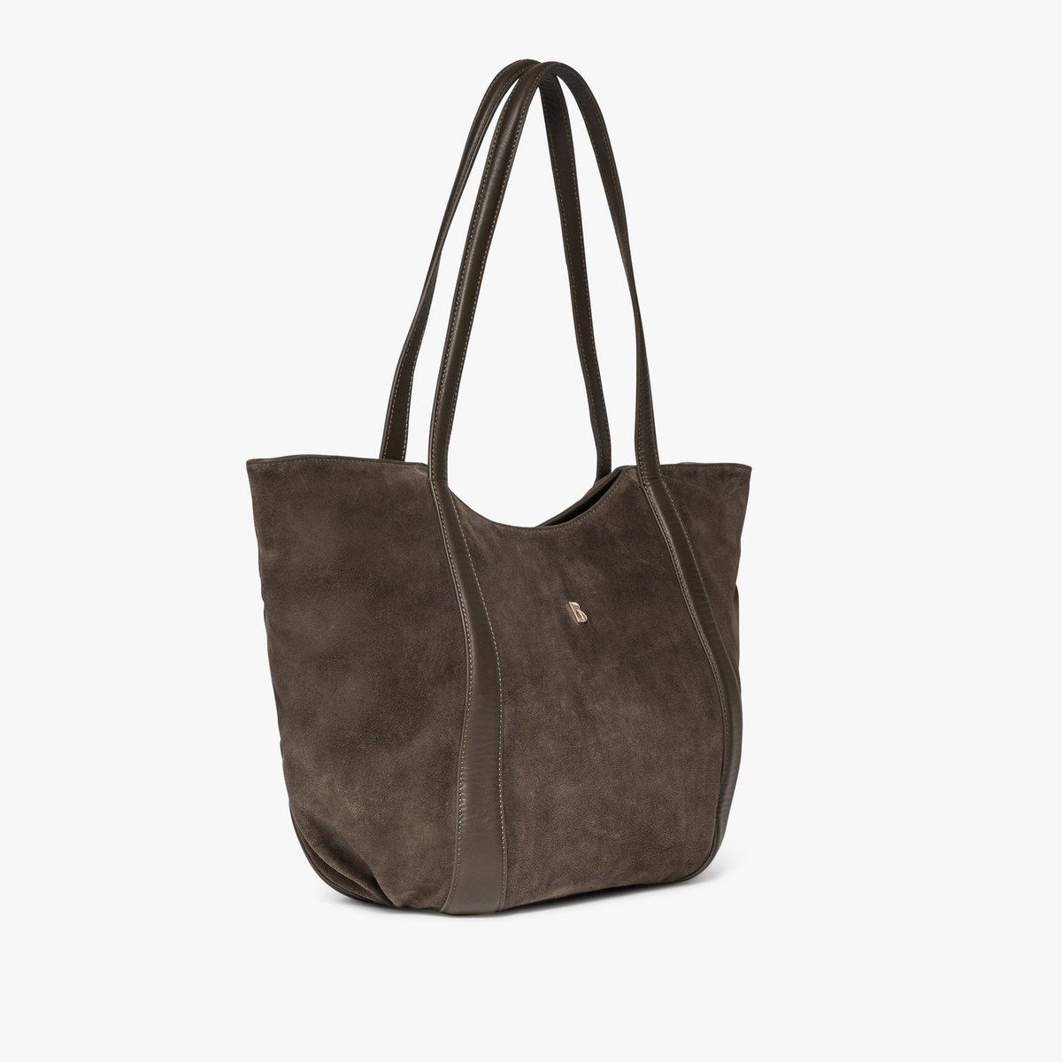 Sac Cabas en cuir HERMINE cabas vert mousse, BOCAGE