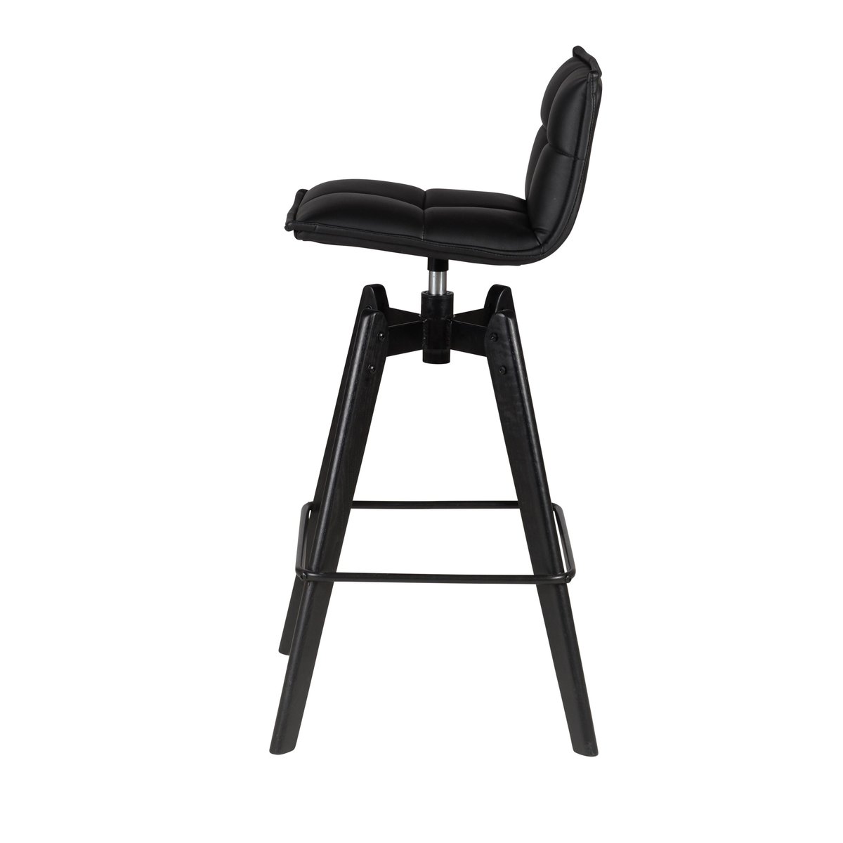 Chaise snack pieds chêne noir, ZAGO