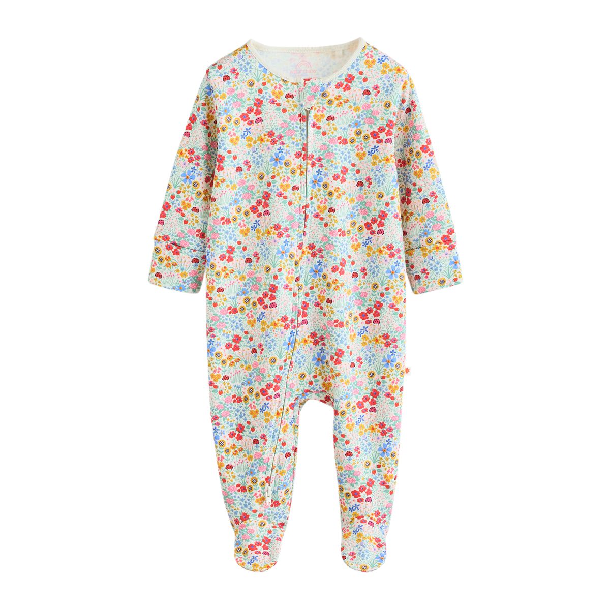 Dors-bien à zip double sens bébé, lot de 5 rose/vert, NEXT
