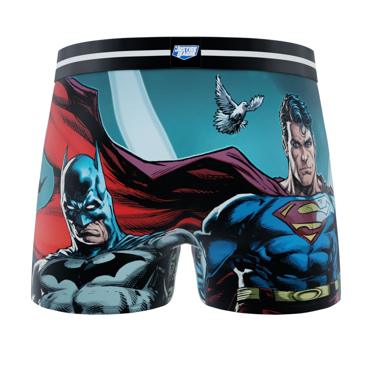 Lot De 3 Boxers Dc Comics noir/gris/bleu/rouge/doré/blanc, FREEGUN