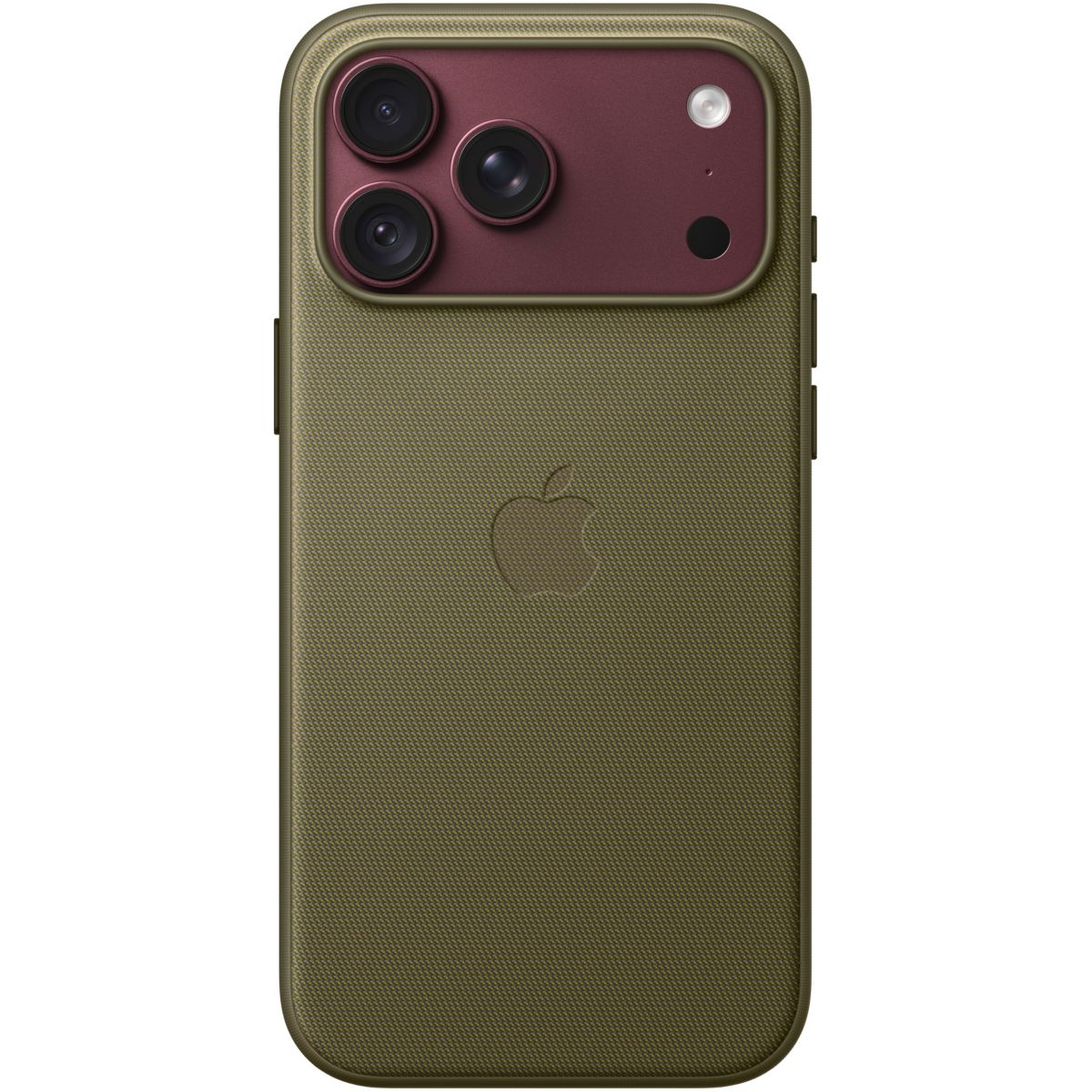 Coque iPhone 18 Pro Max TechWoven Olive Magsaf couleur unique, APPLE