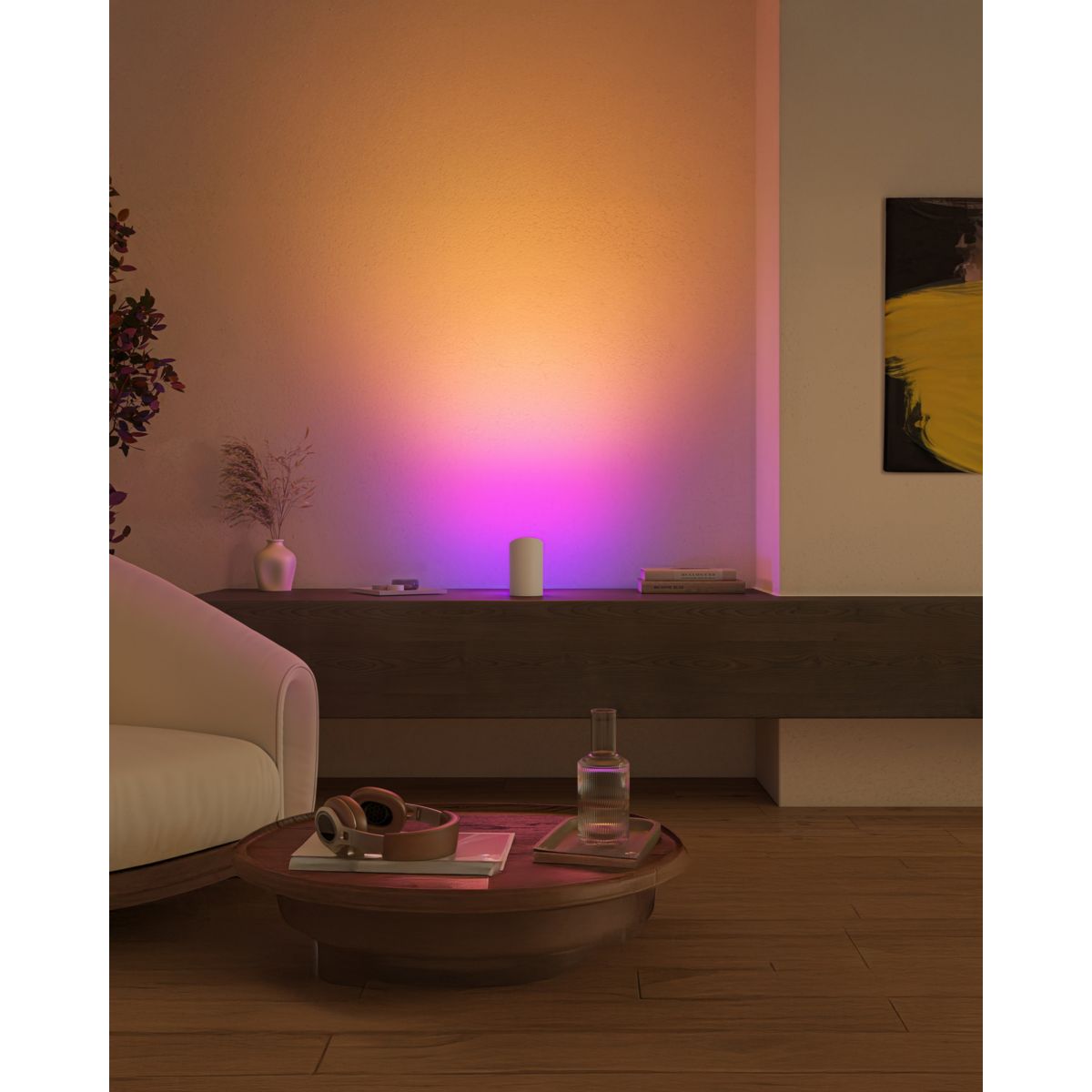 Lampe connectée Play Wall washer Blanc x2 White&Color gr couleur unique, PHILIPS HUE