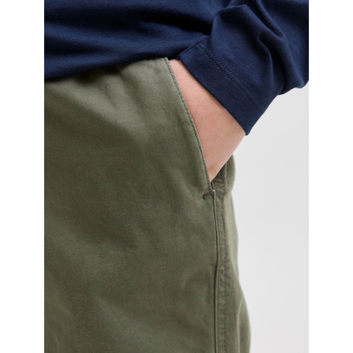 Pantalon Coupe Décontractée olive night, JACK & JONES JUNIOR