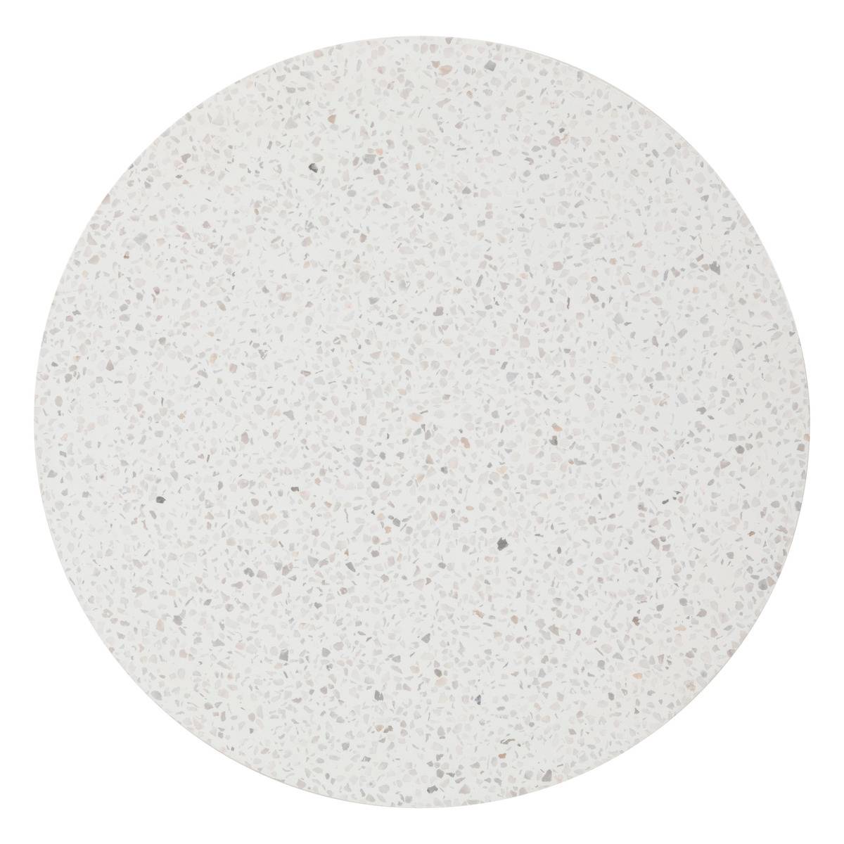 Table d'appoint de jardin en bois d'eucalyptus LEMINDO beige, HESPERIDE