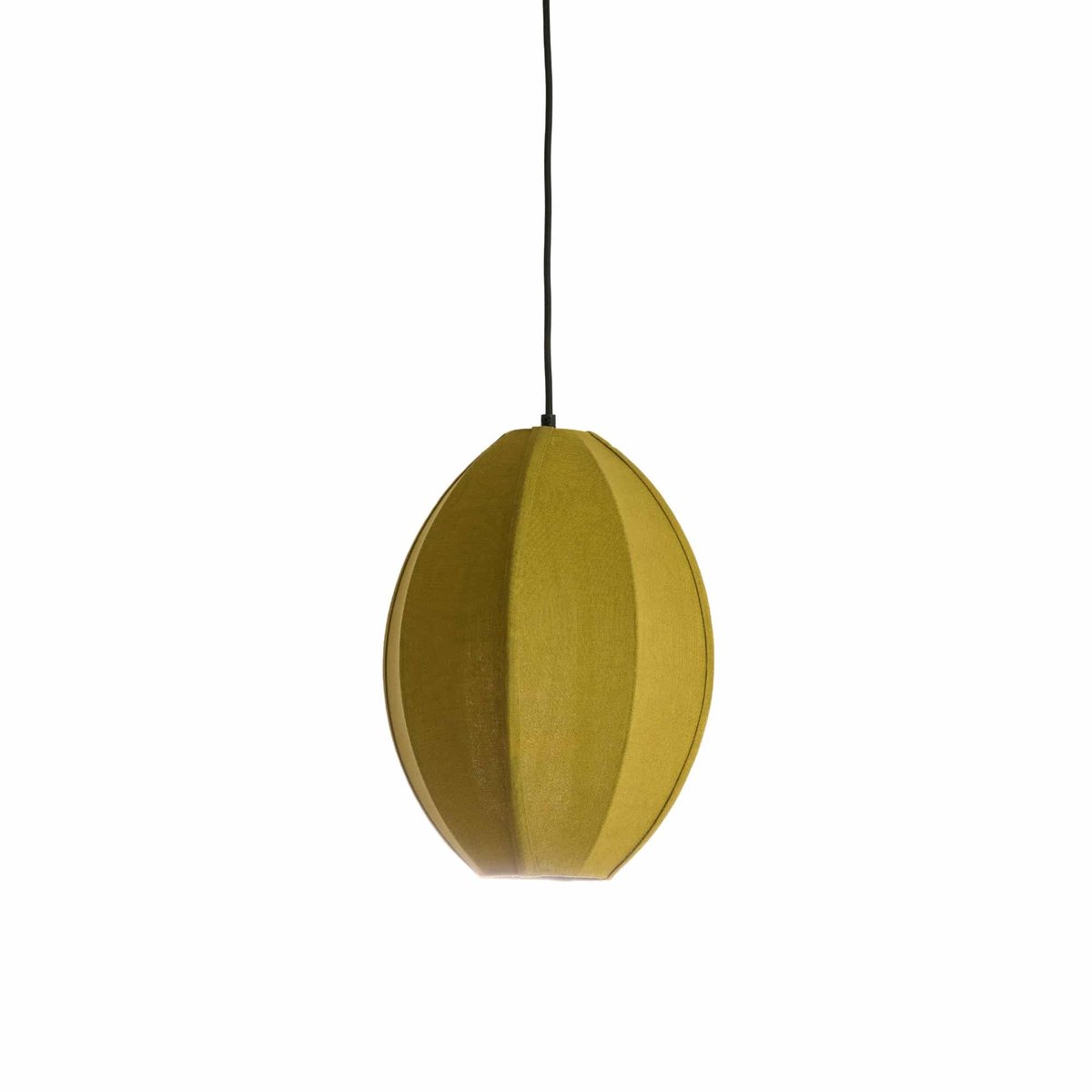 Lampe Suspendue Textiles MILATOS vert olive, LIGHT & LIVING