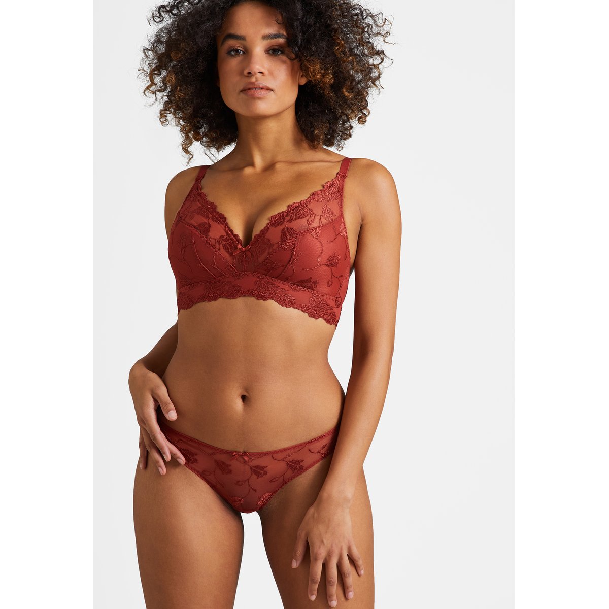 Soutien-gorge Brassiere Softessence marron, AUBADE