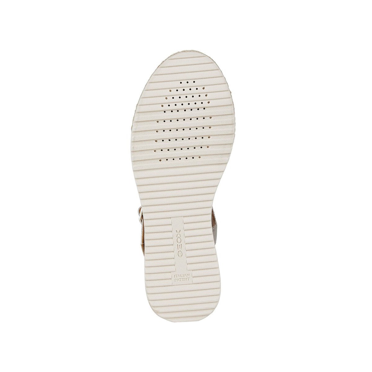 Eolie Woven Leather Sandals champagne, GEOX