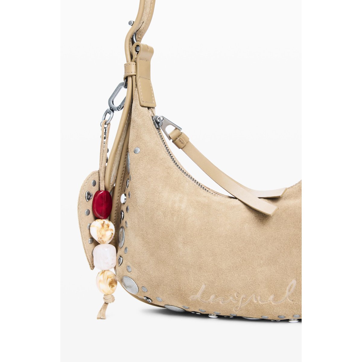 Petit sac à bandoulière marron, DESIGUAL