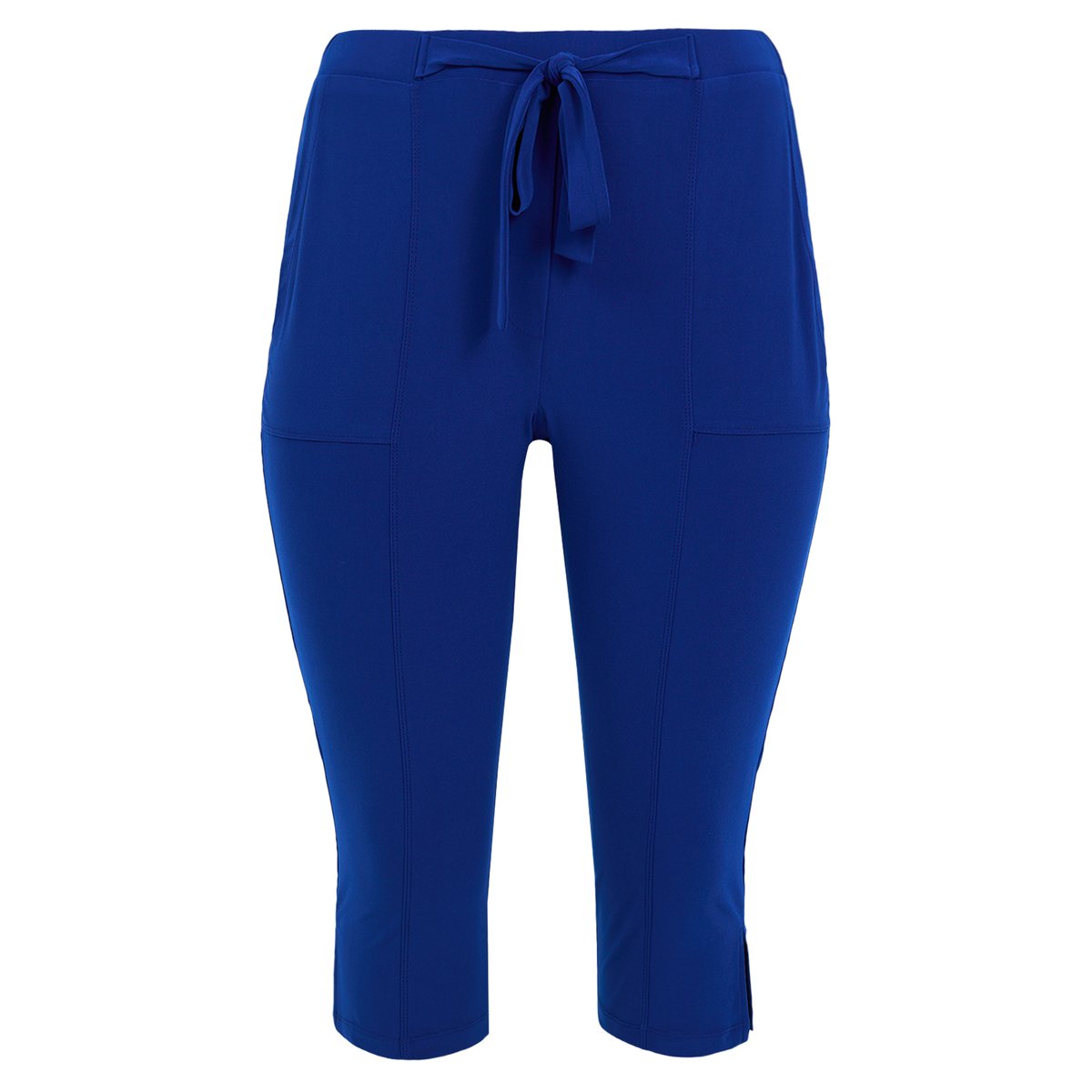 Pantalon avec une ceinture élastique indigo, YOEK