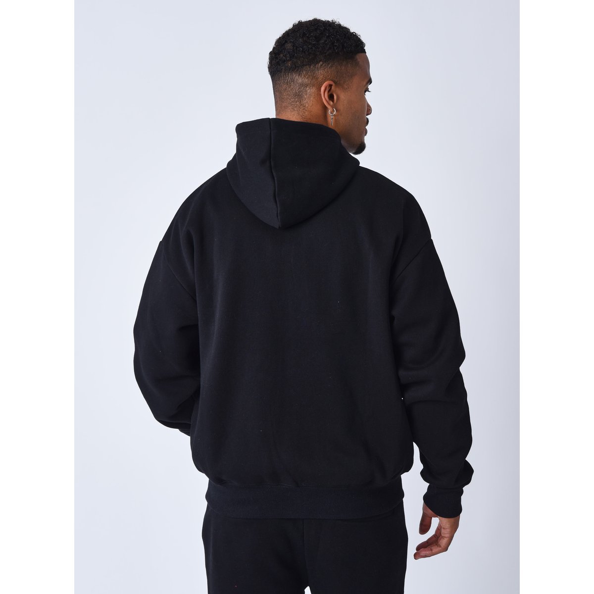 Sweat à capuche zippé Essentials noir, PROJECT X