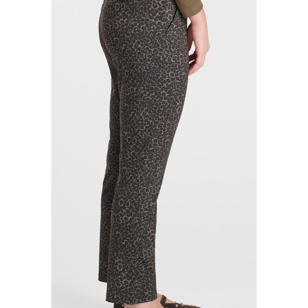 Pantalon droite ROSIGI moss, LE TEMPS DES CERISES