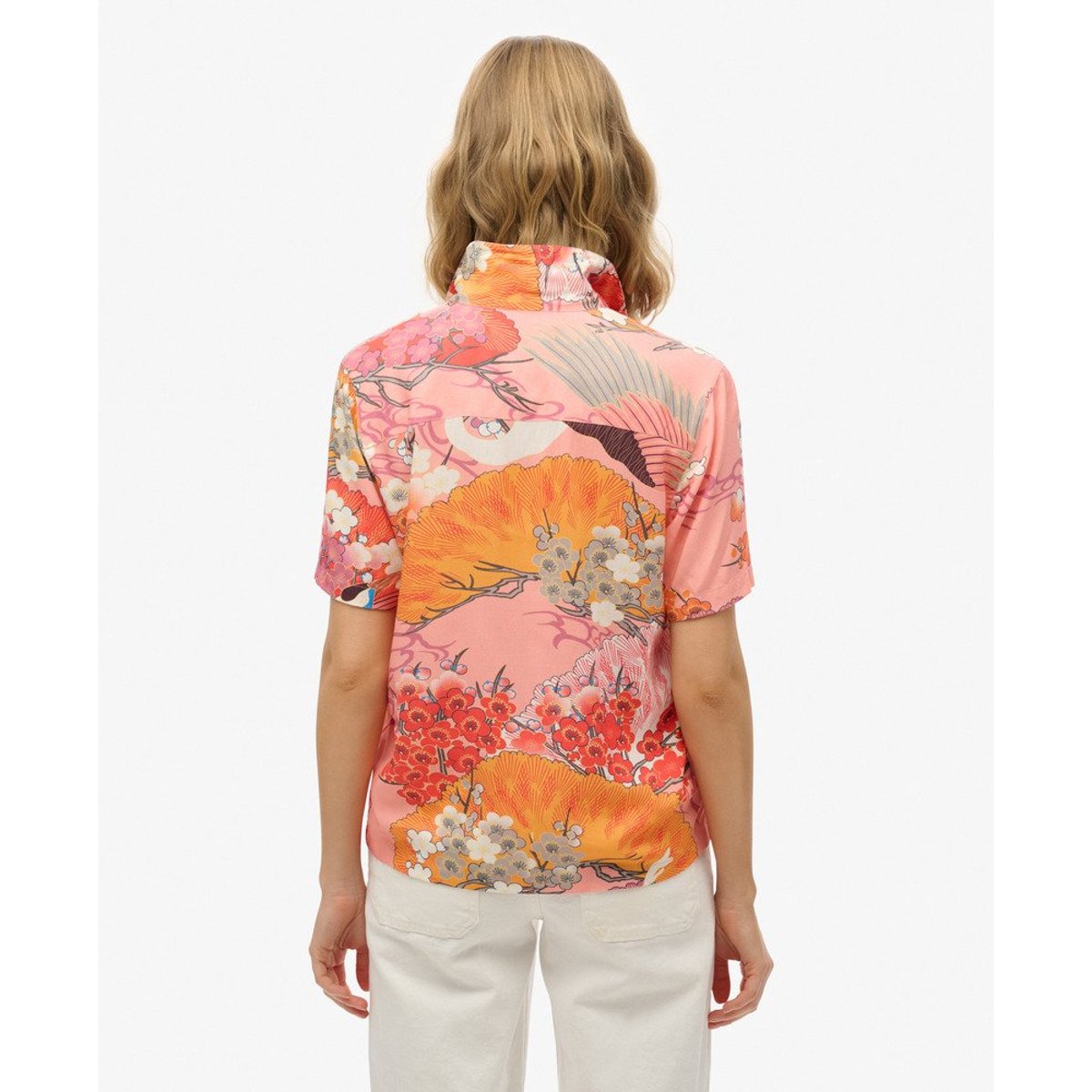 Chemise Beach Resort corail kam, SUPERDRY