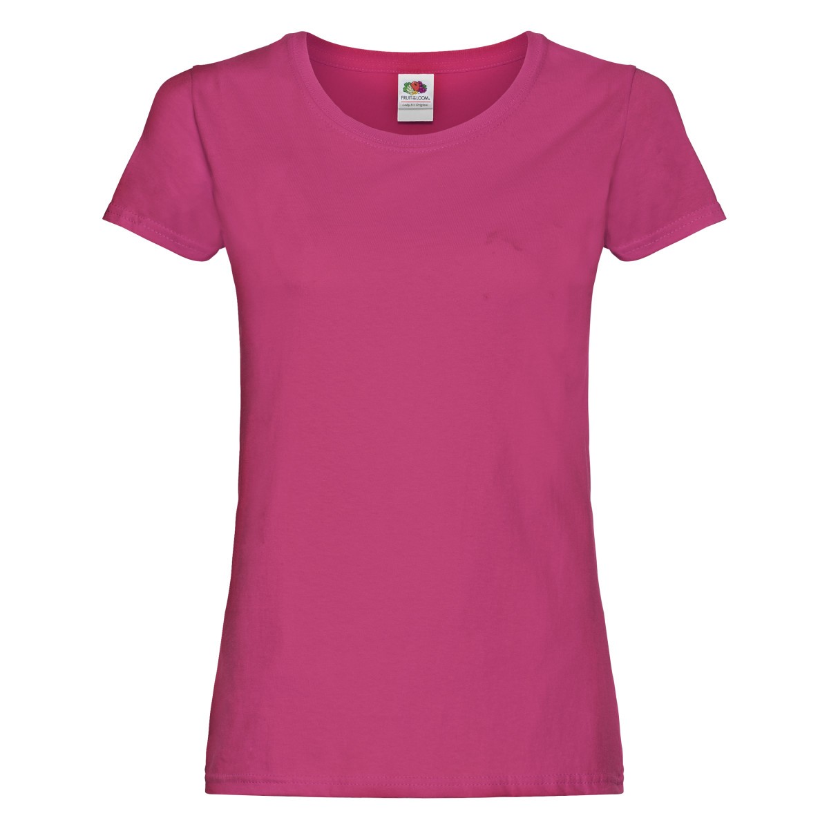 T-shirt ORIGINAL fuchsia, FRUIT OF THE LOOM
