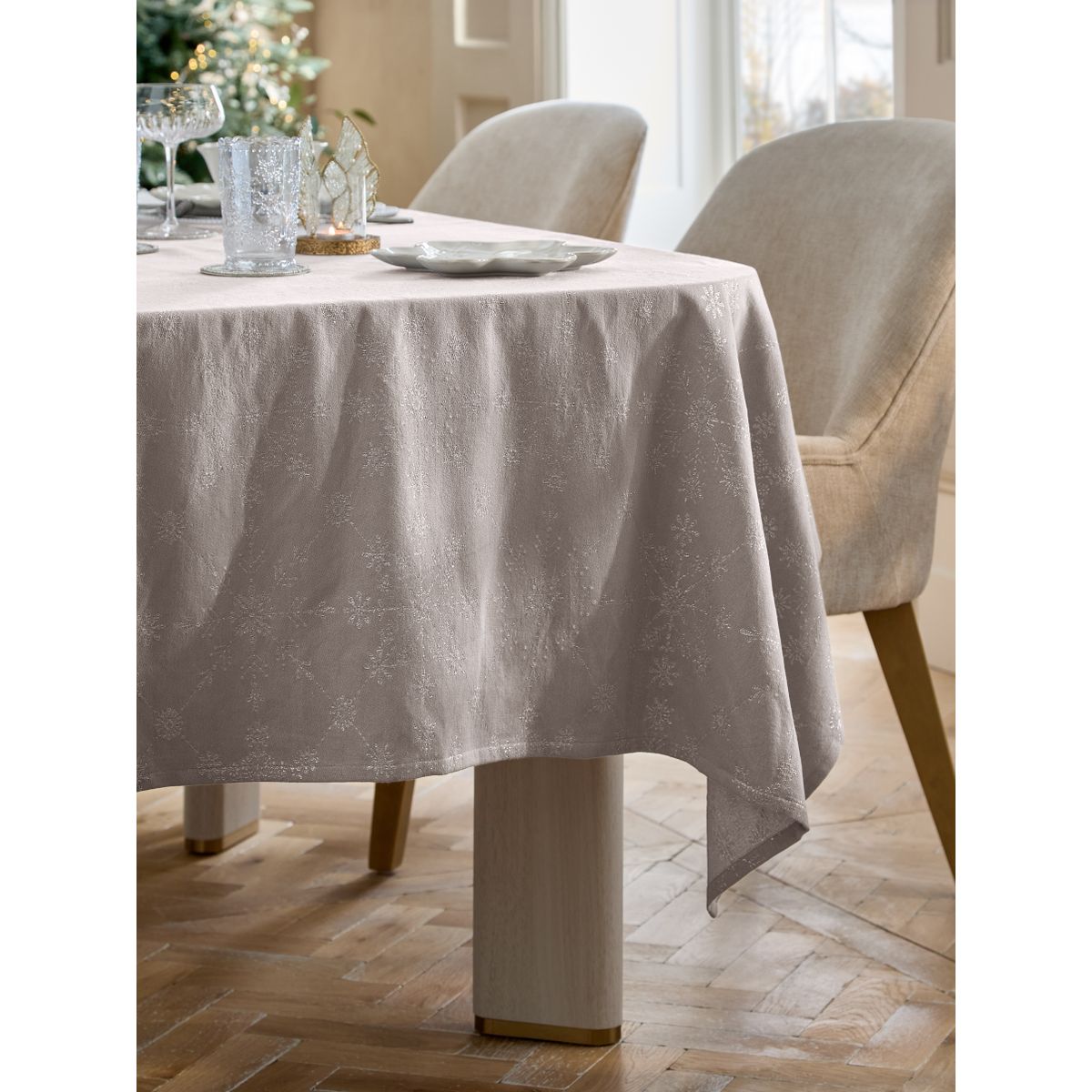 Nappe à flocons de neige argent, NEXT