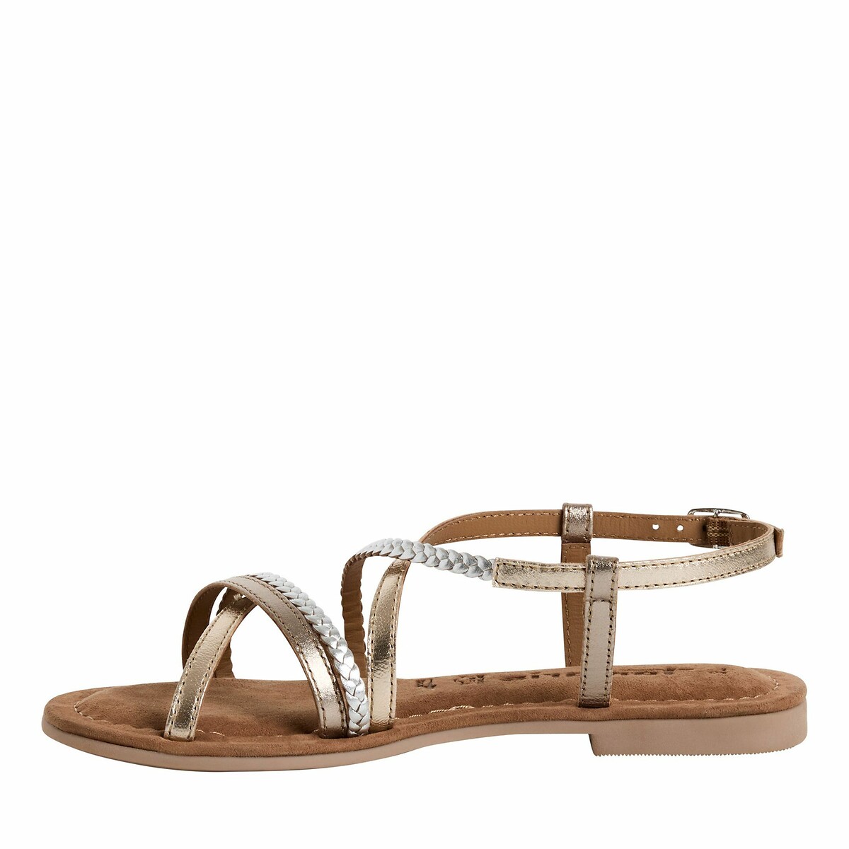 Riemchensandalen champagner, TAMARIS