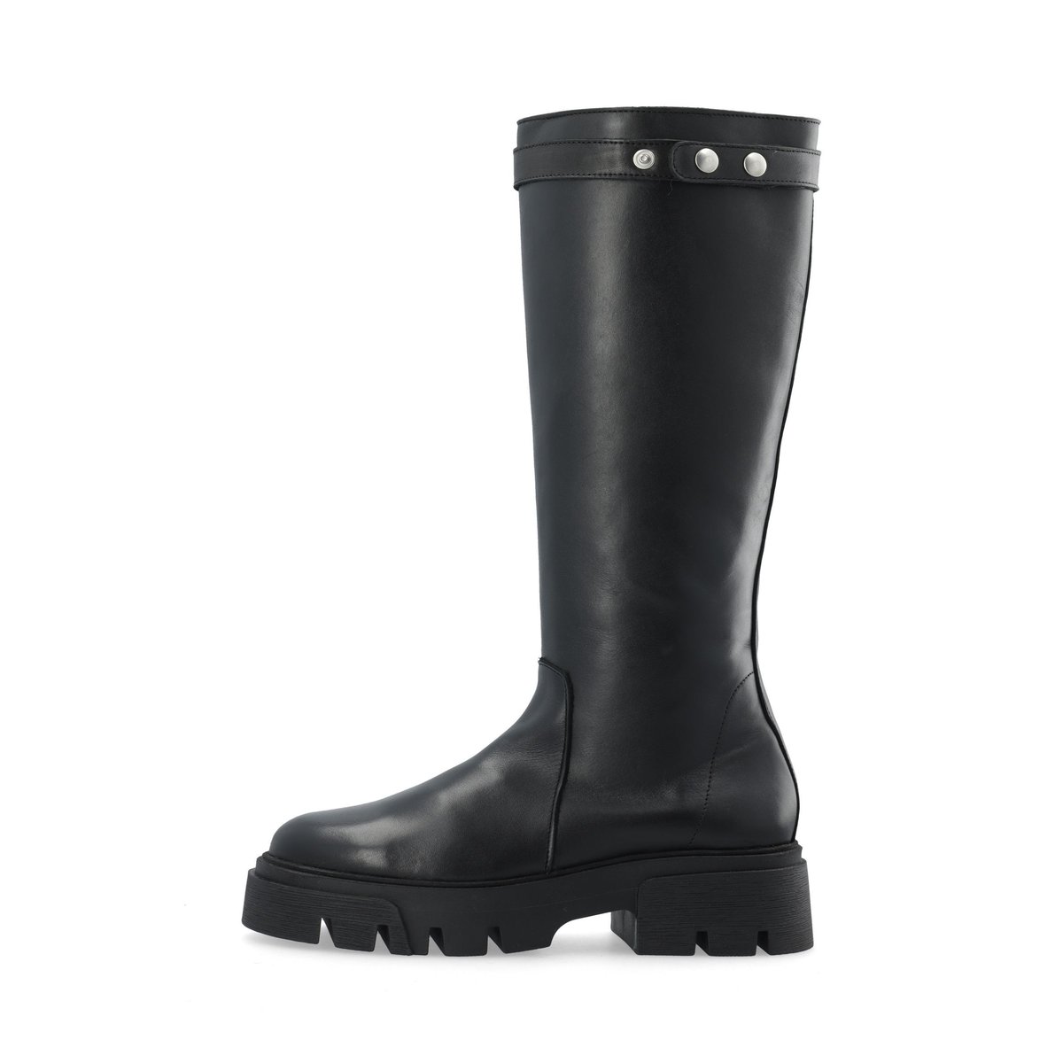 Bottes Au Genou noir - black, BIANCO