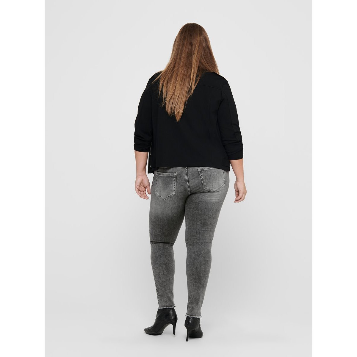 Jean Skinny grey denim, ONLY CARMAKOMA