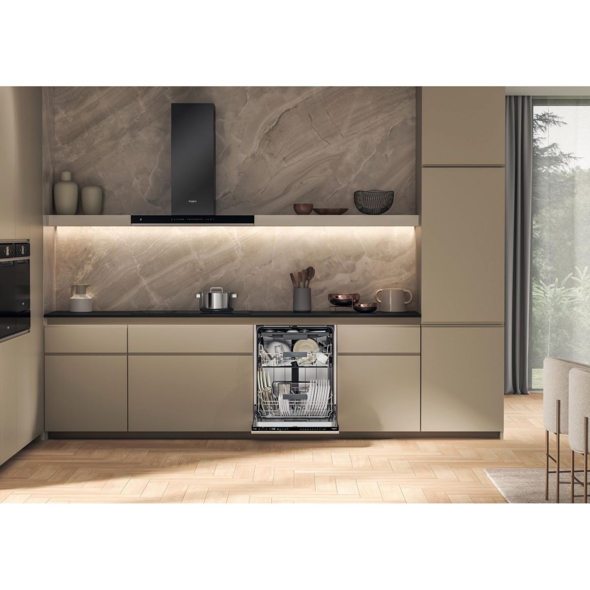 Lave vaisselle encastrable WH7IA15AM6T0 MaxiSpace couleur unique, WHIRLPOOL