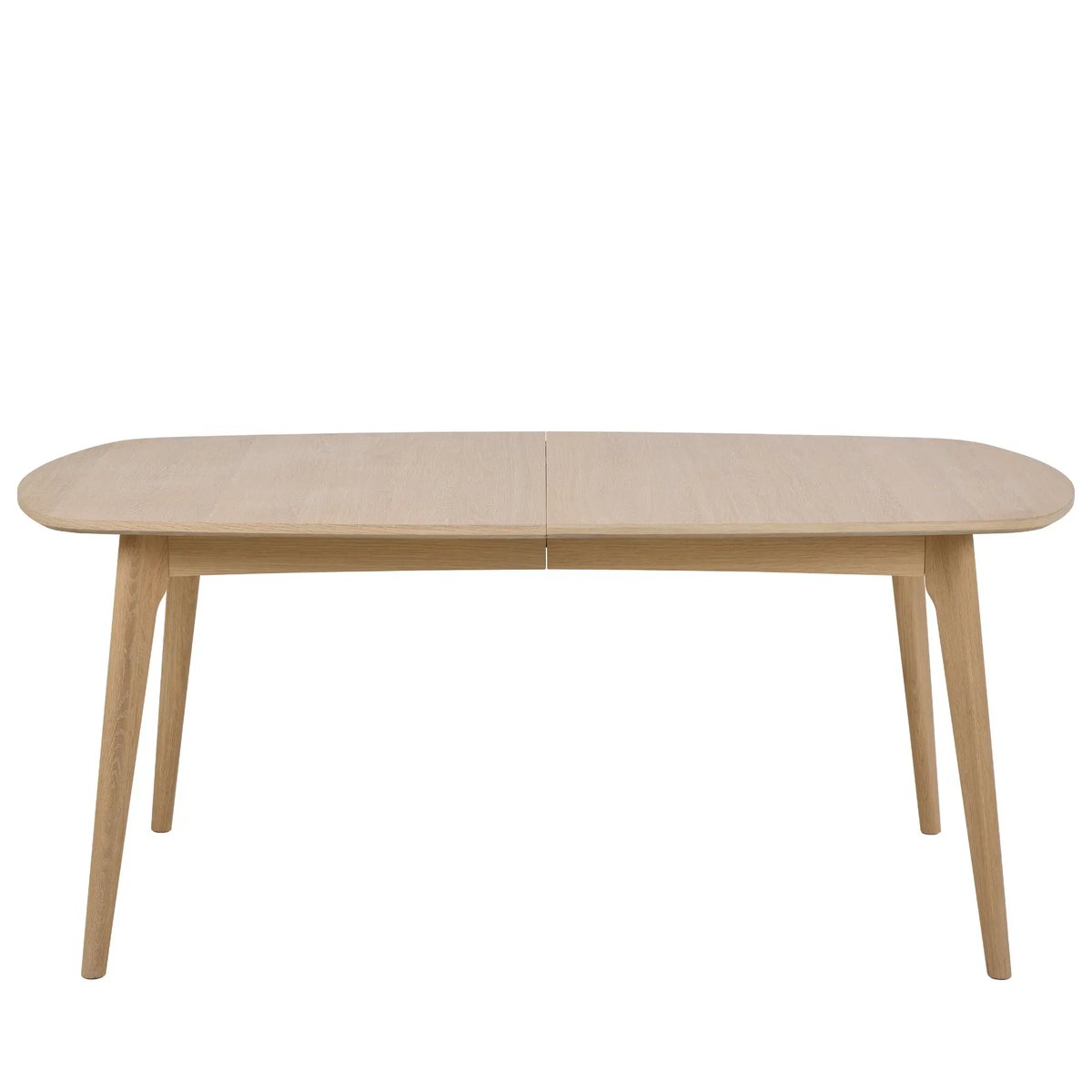 Table à manger ovale en bois blanchi + 2 allonges 8/12 places L180/270 - MARTINE bois clair, HELLIN, DEPUIS 1862