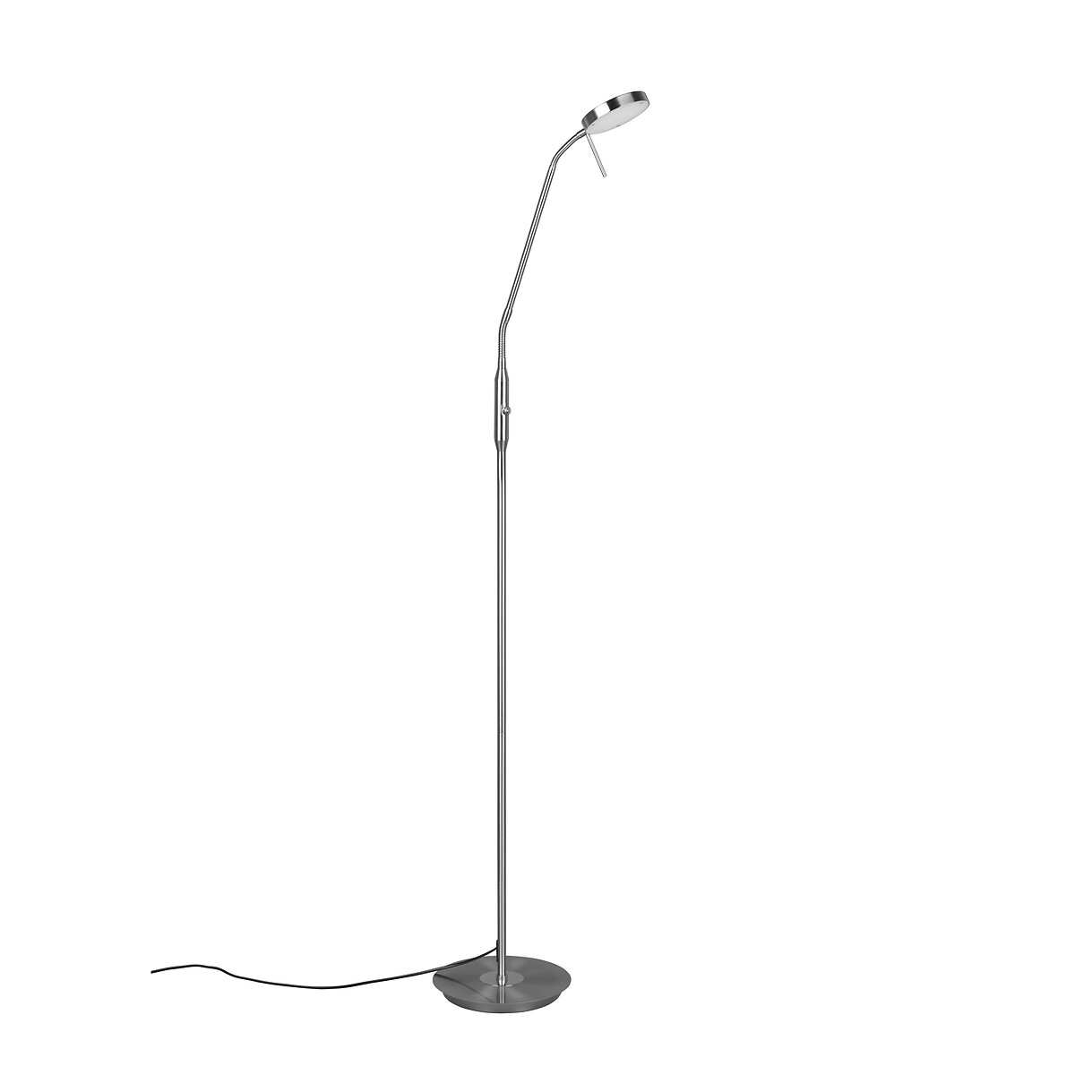 Candeeiro de pé Monza, TRIO Lighting prateado, TRIO LIGHTING