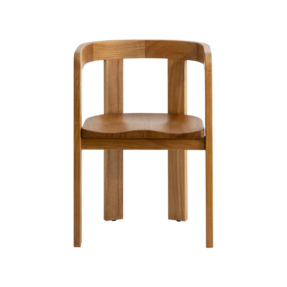 Lot de 2 chaises en bois de mindy SUZIE bois clair, MADE IN MEUBLES