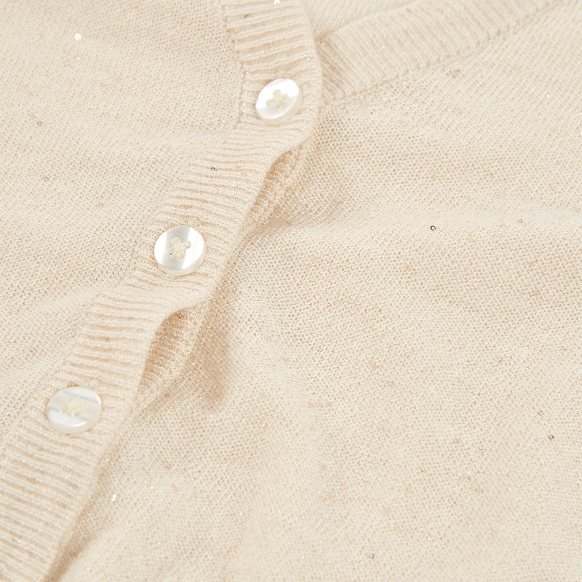 Veste en coton fille blanc, BOBOLI
