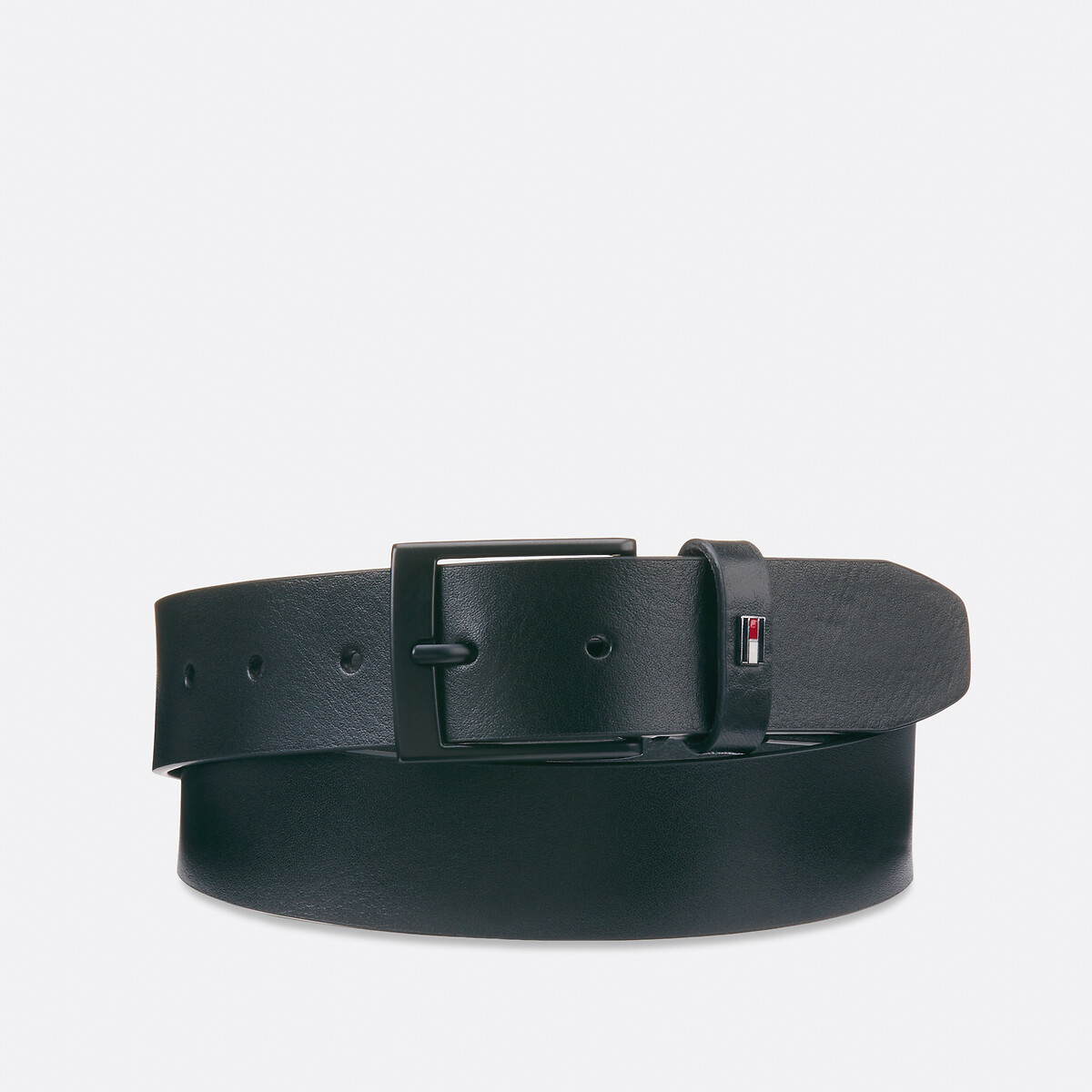 Cintura in pelle Adan 3,5 cm nero , TOMMY HILFIGER