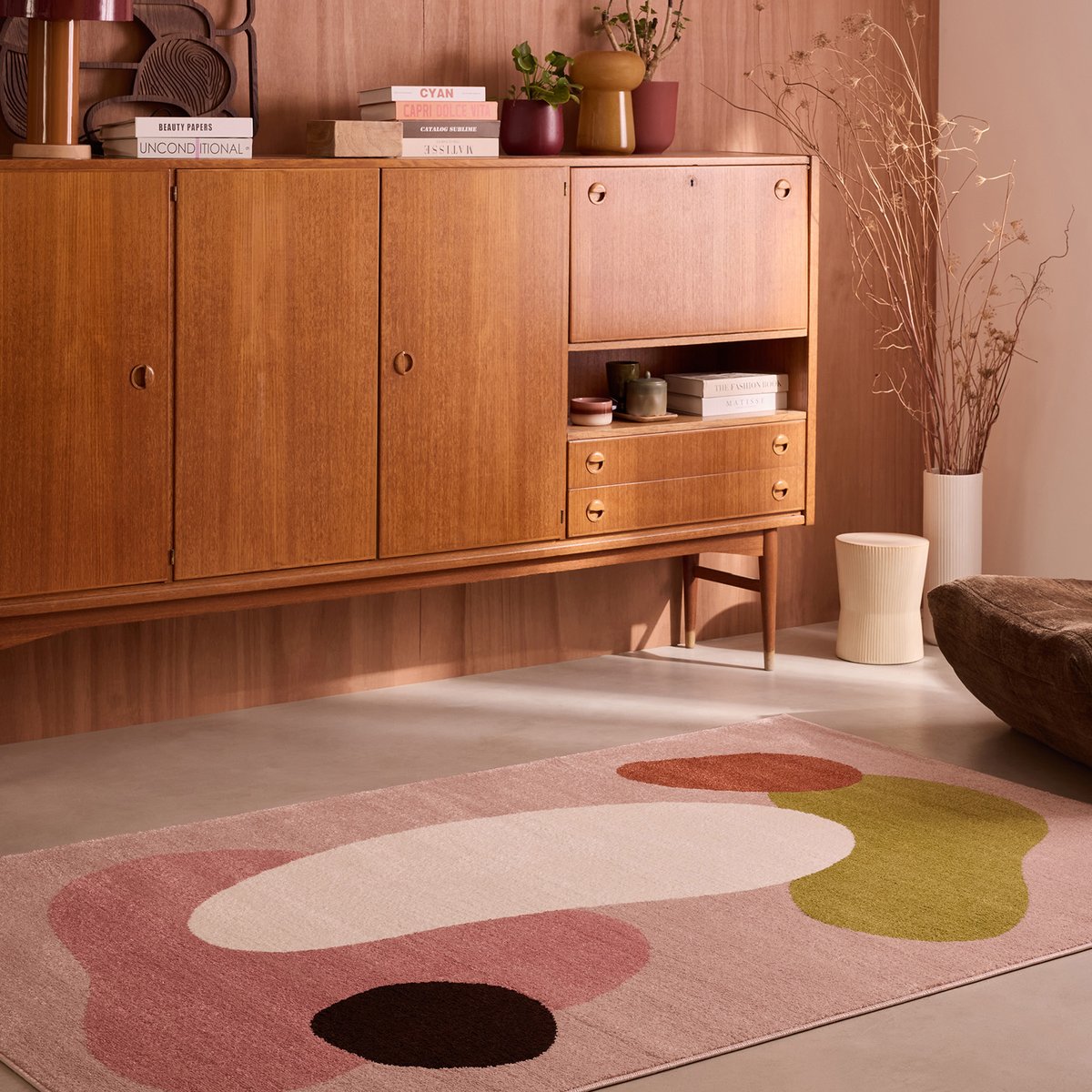 Tapis intérieur abstrait multicolore EUPHORIA multicolore, NAZAR RUGS
