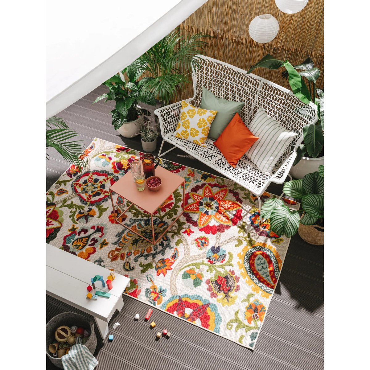 Tapis d'extérieur & intérieur NOELIA multicouleur, BENUTA 