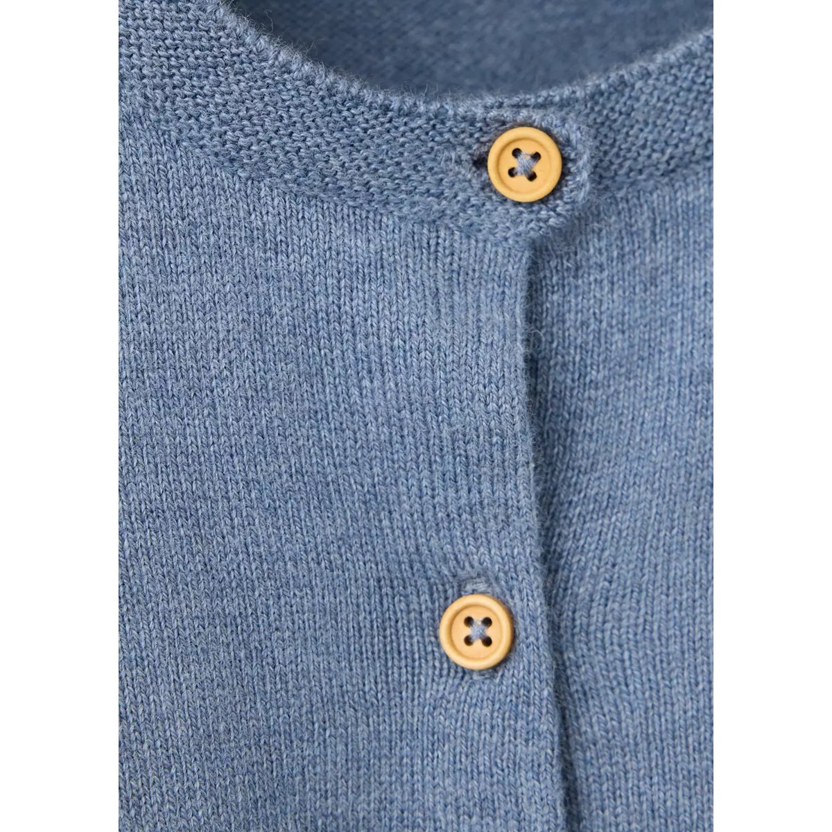 Cardigan maille manches longues bleu, MANGO BABY