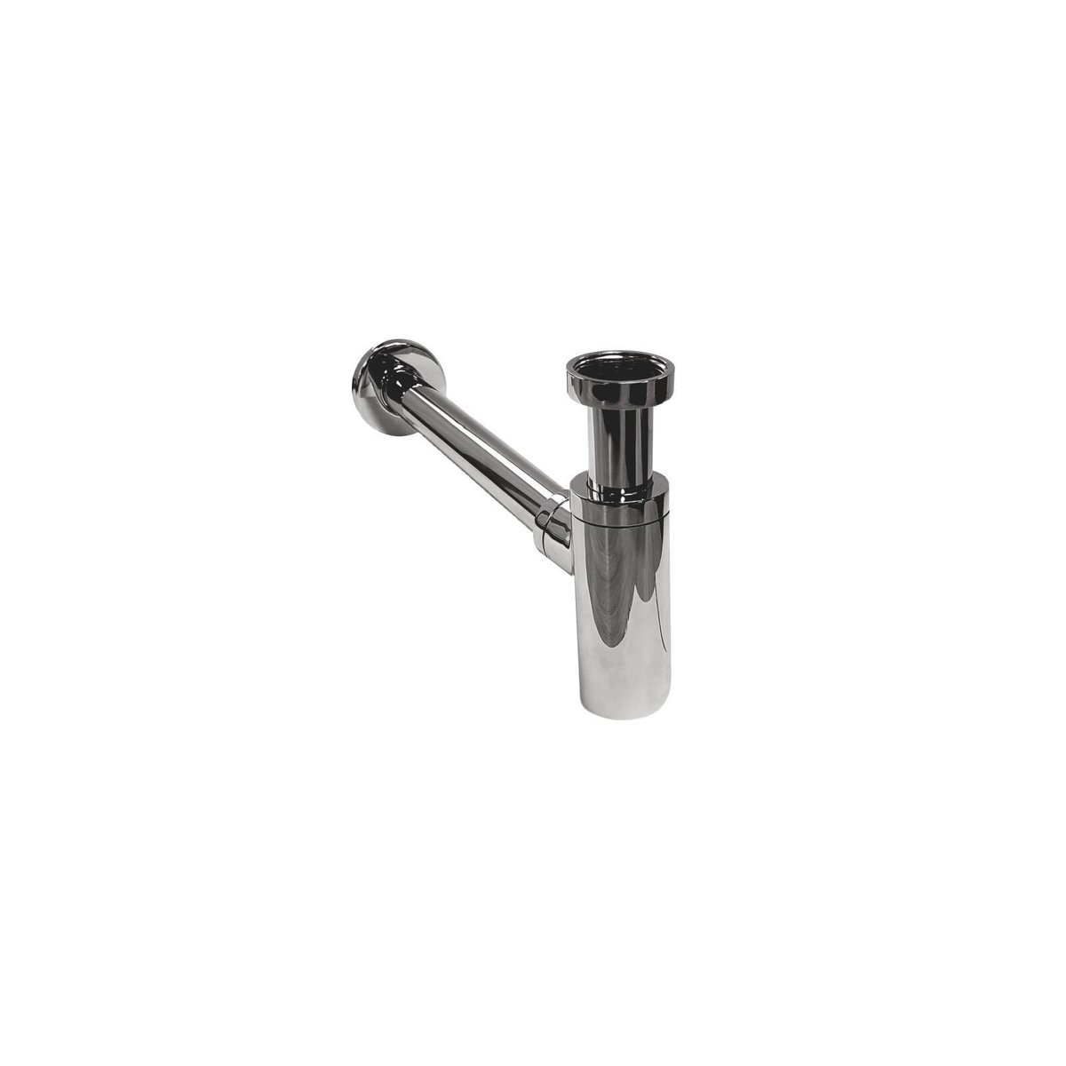 Robinet bec haut TAP + bonde CLINT + siphon SIMON chromé, MOB IN