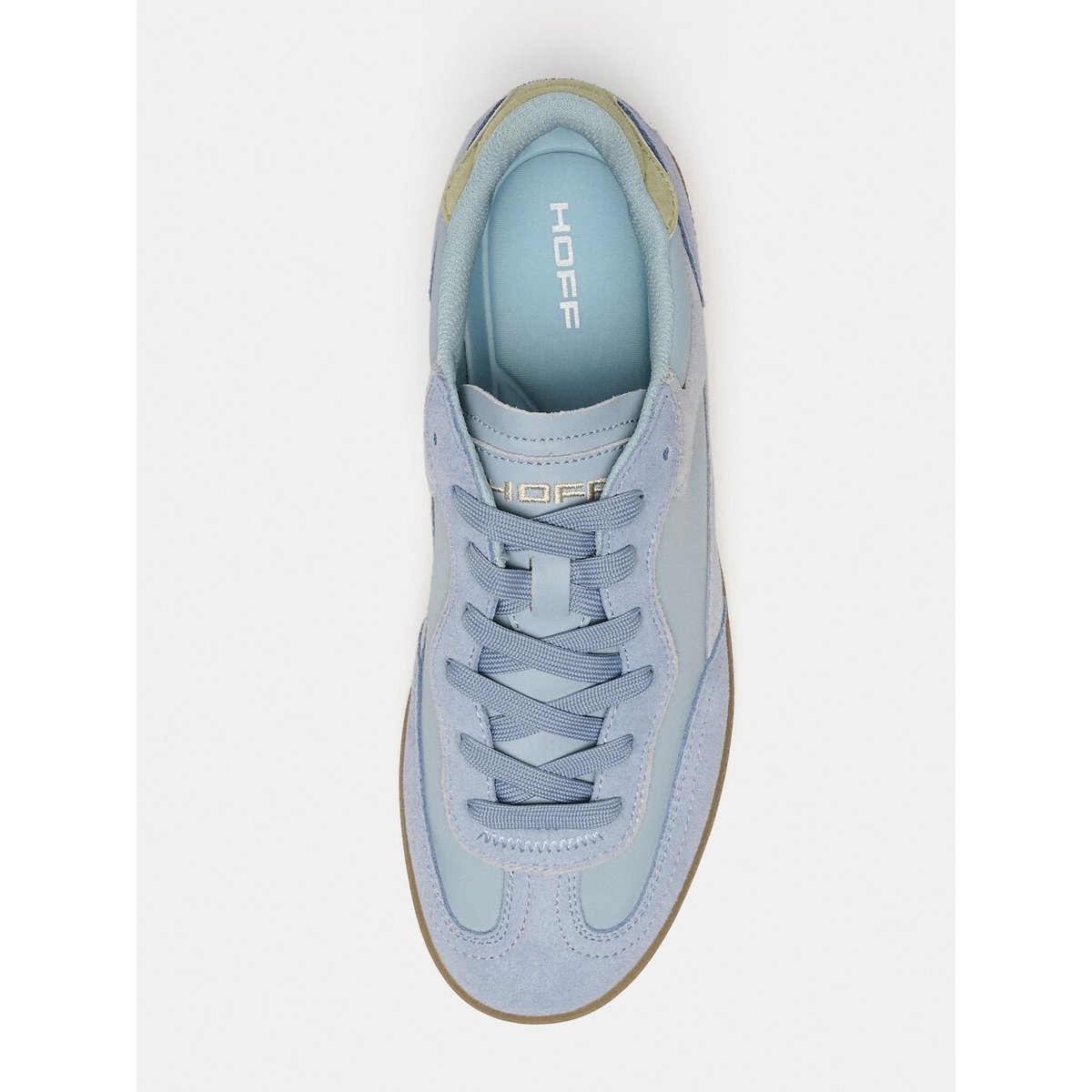 Baskets en cuir Park bleu ciel, HOFF
