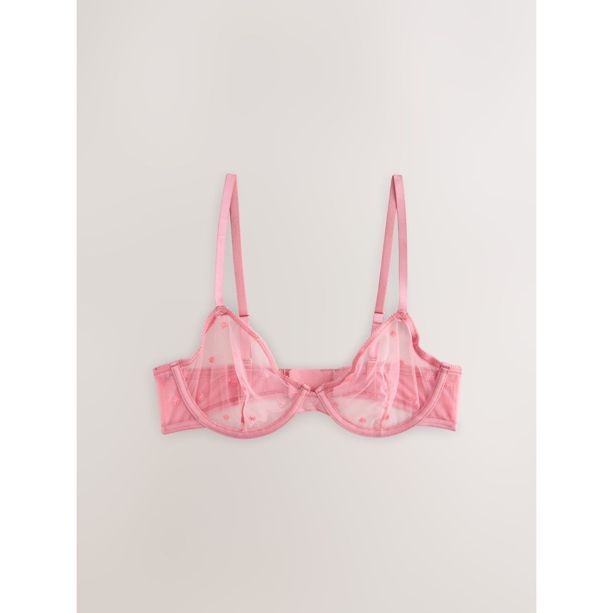 Soutien-gorge brodé, lot de 2 corail/ecru, NEXT