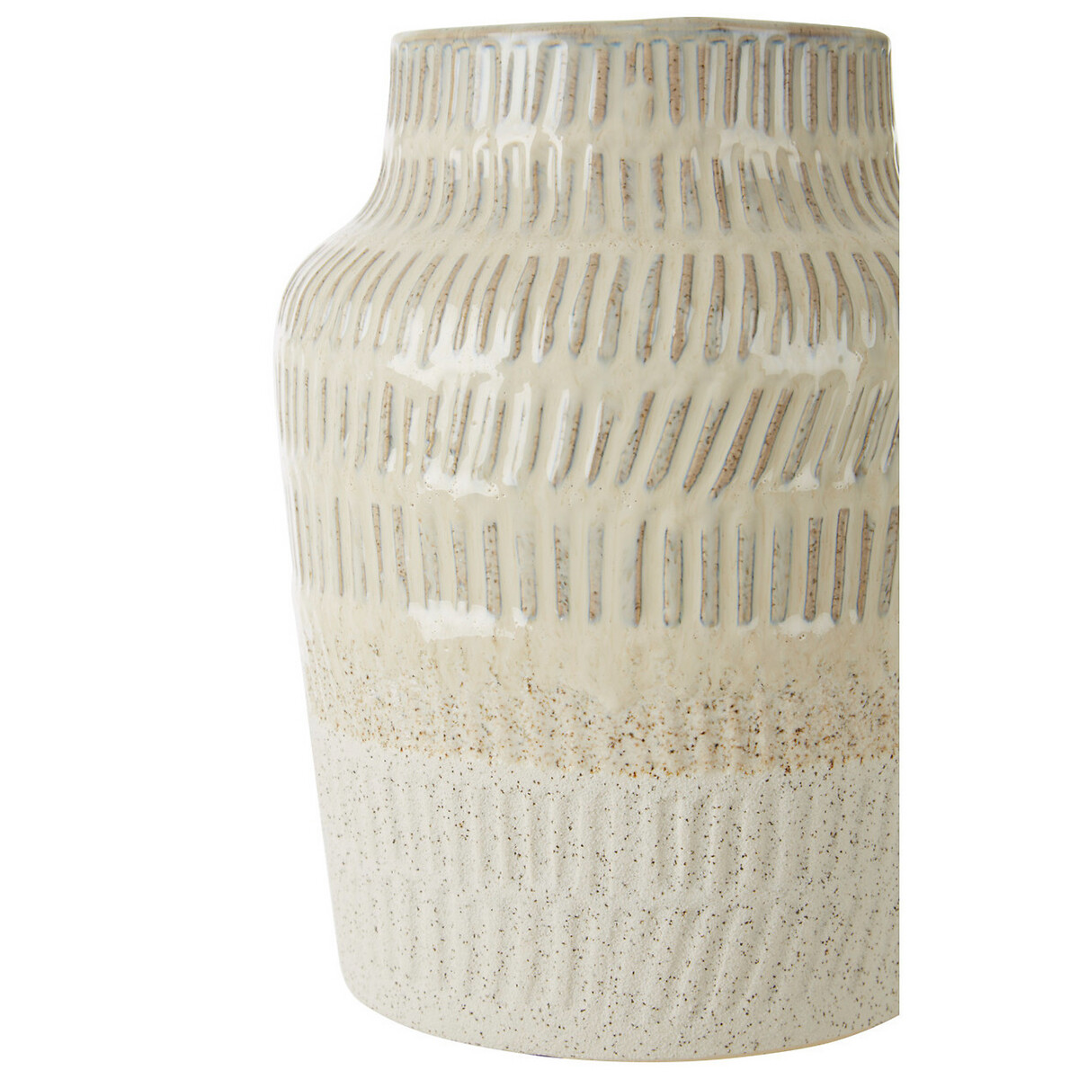 Contemporary Stoneware Vase in White white, ÉDITÉ