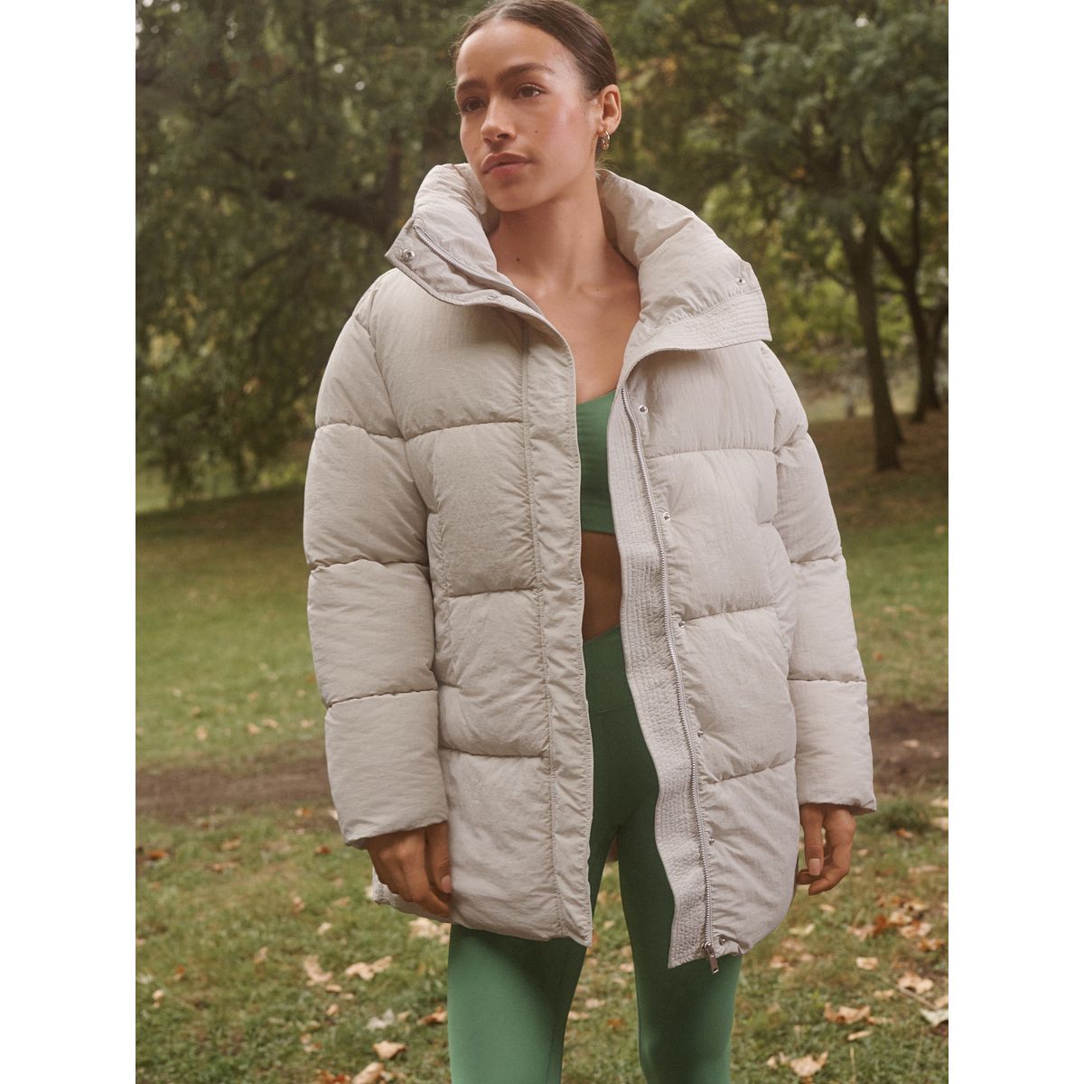 Manteau matelassé imperméable blanc, NEXT