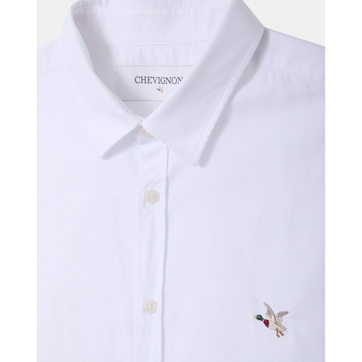 Chemise en coton DOX blanc, CHEVIGNON