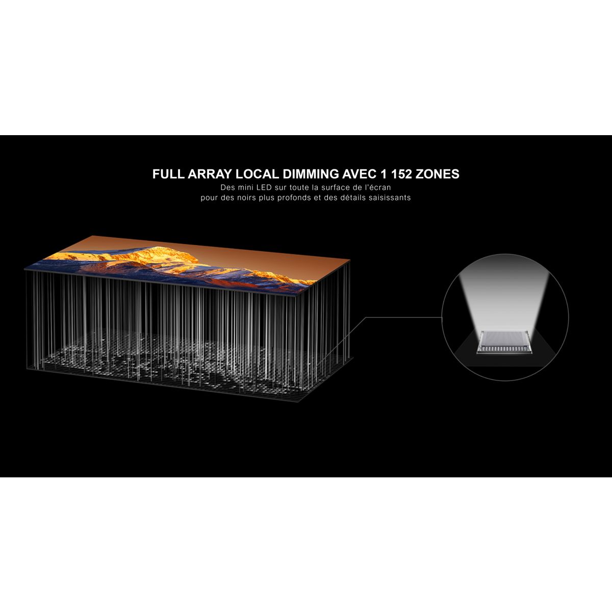 TV Mini LED 85C79L (2026) 85" (215 cm) - Expérience Gaming, 144Hz, système sonore Bang & Olufsen noir, TCL