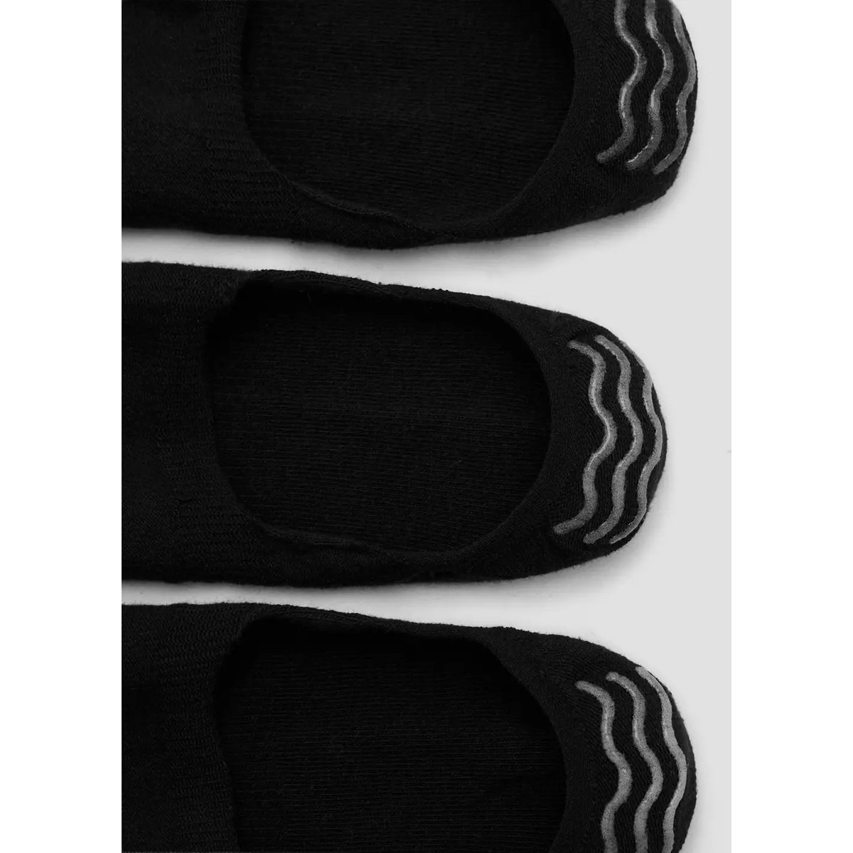 Pack 3 paires de chaussettes invisibles noir, MANGO MAN