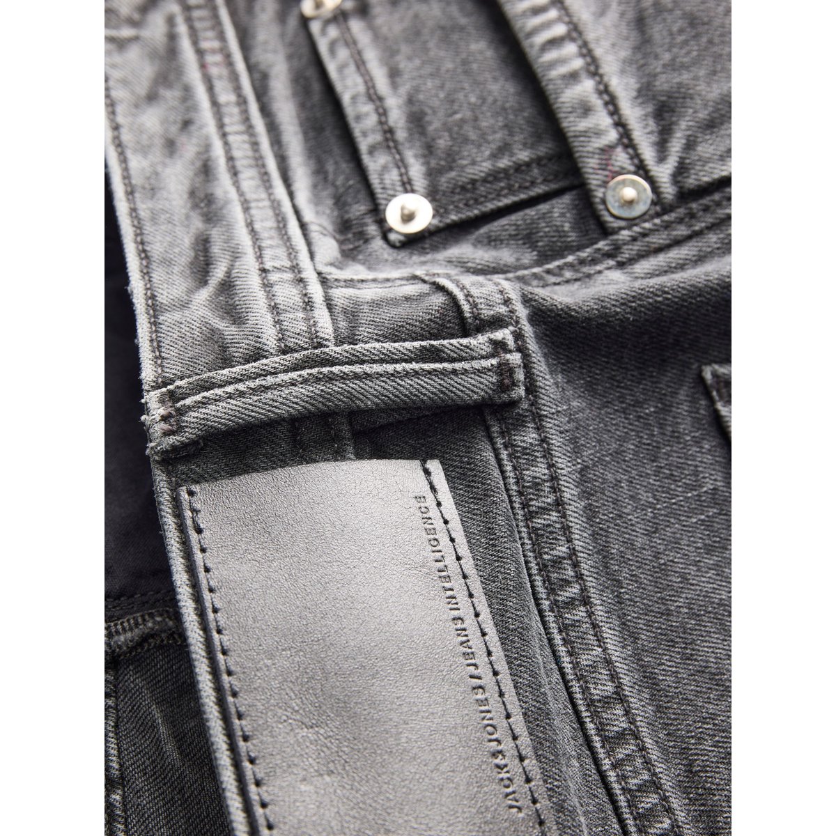 Coupe Regular black denim 1, JACK & JONES