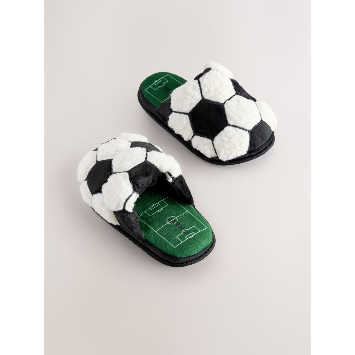 Chaussons fantaisie noir, NEXT