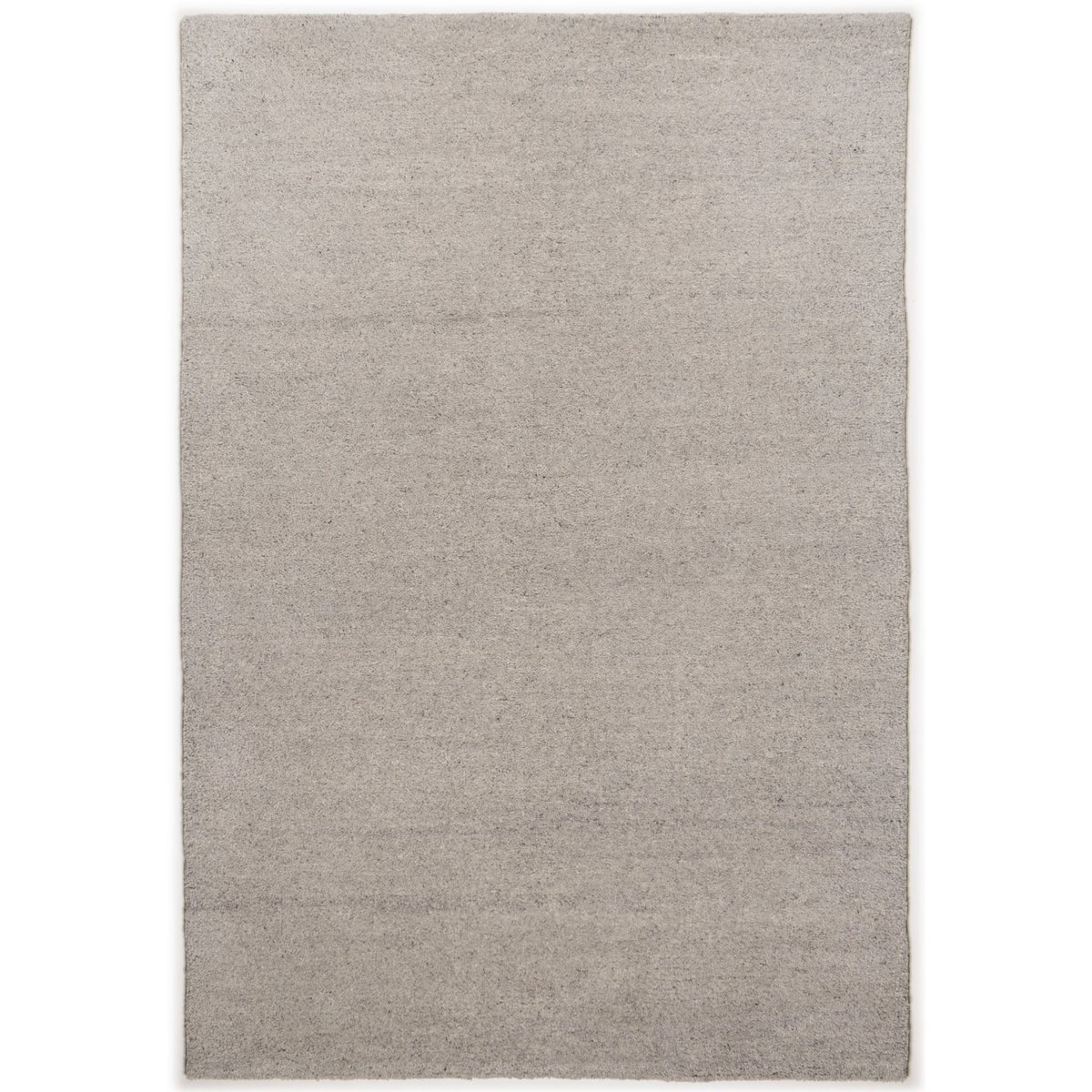 Tapis salon Sweet Feet noué maine en laine granit, THEKO