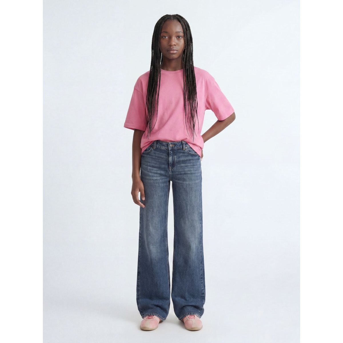 Jean Coupe Évasée blue denim 1, JJXX