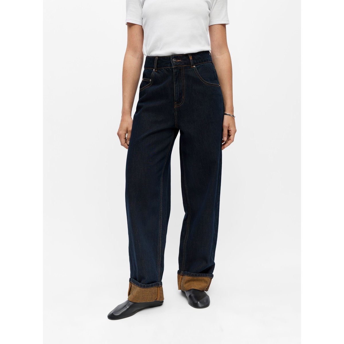Jean Droit bleu - dark blue denim1, OBJECT