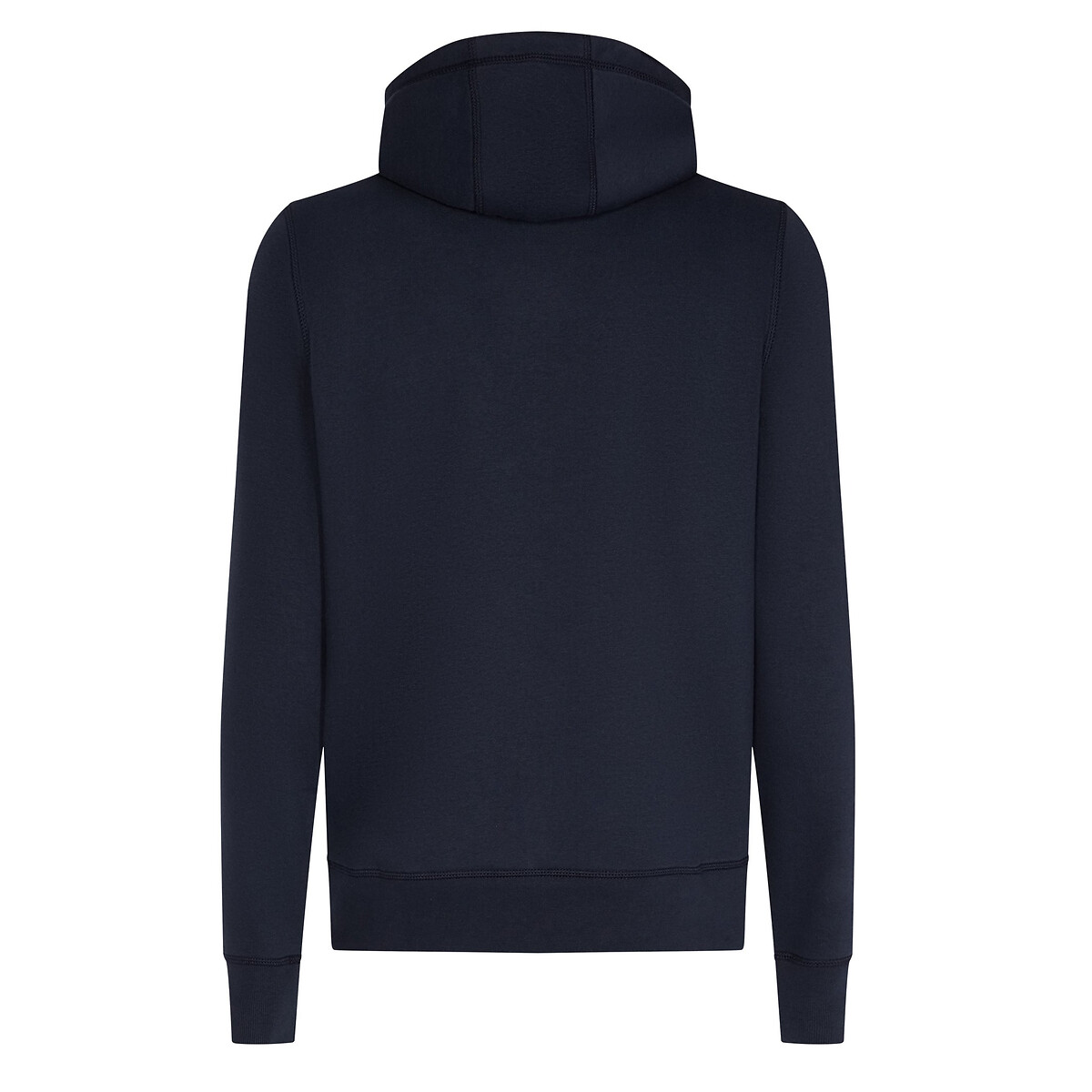 Sweat à capuche à logo en molleton flex bleu marine, TOMMY HILFIGER