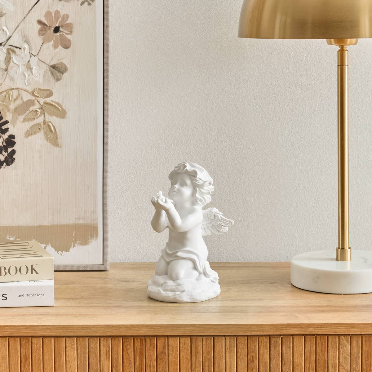 Statuette ange ANGE blanc, ATMOSPHERA