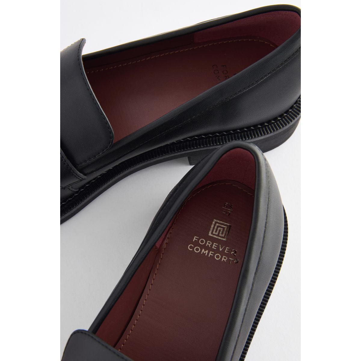 Mocassins à volants noir, NEXT
