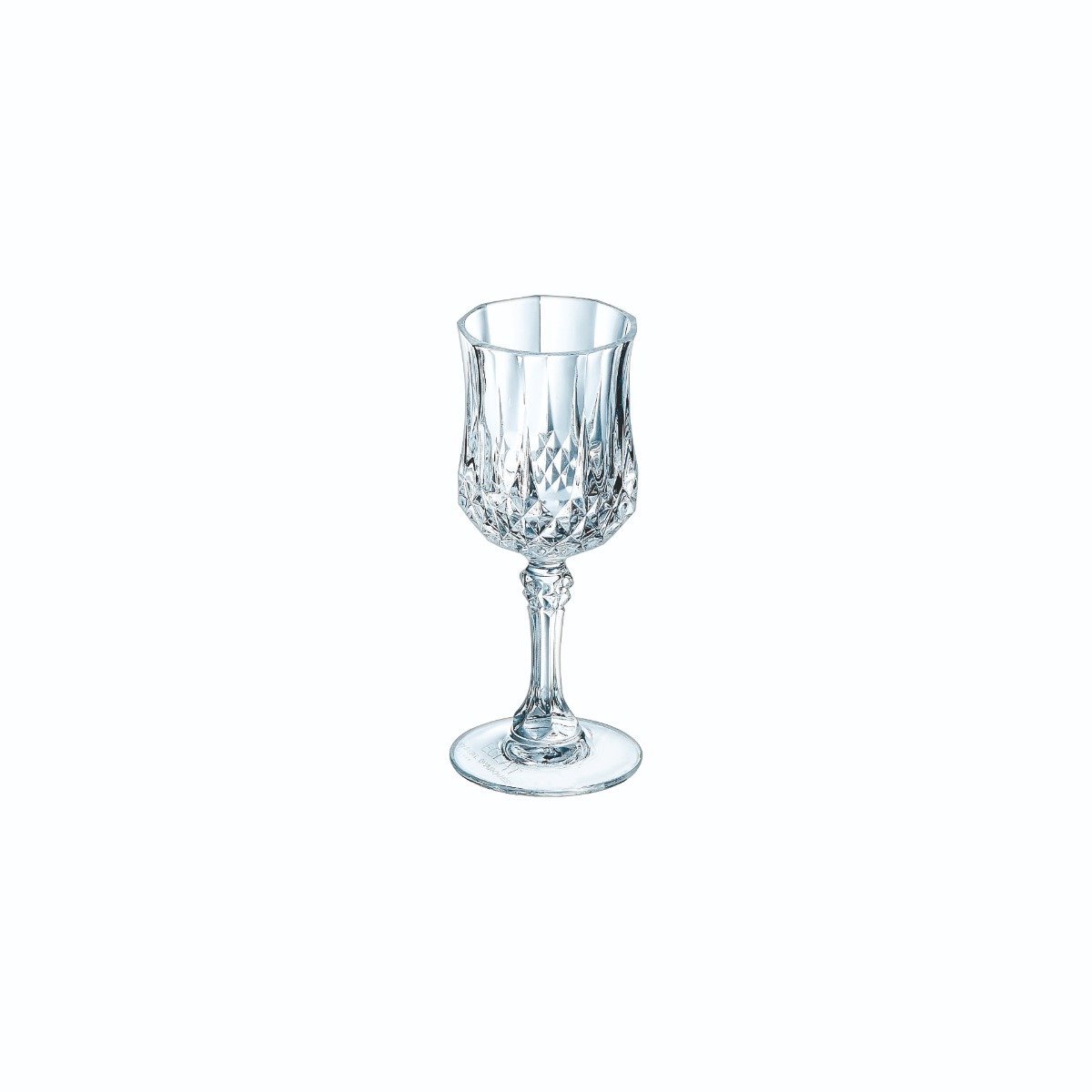 6 verres à liqueur 6cl -LONGCHAMP transparent, CRISTAL D ARQUES